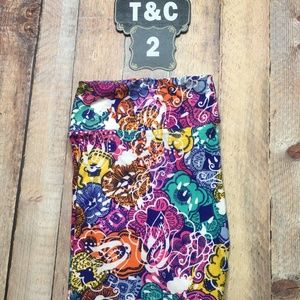LuLaRoe TC2 Floral Leggings